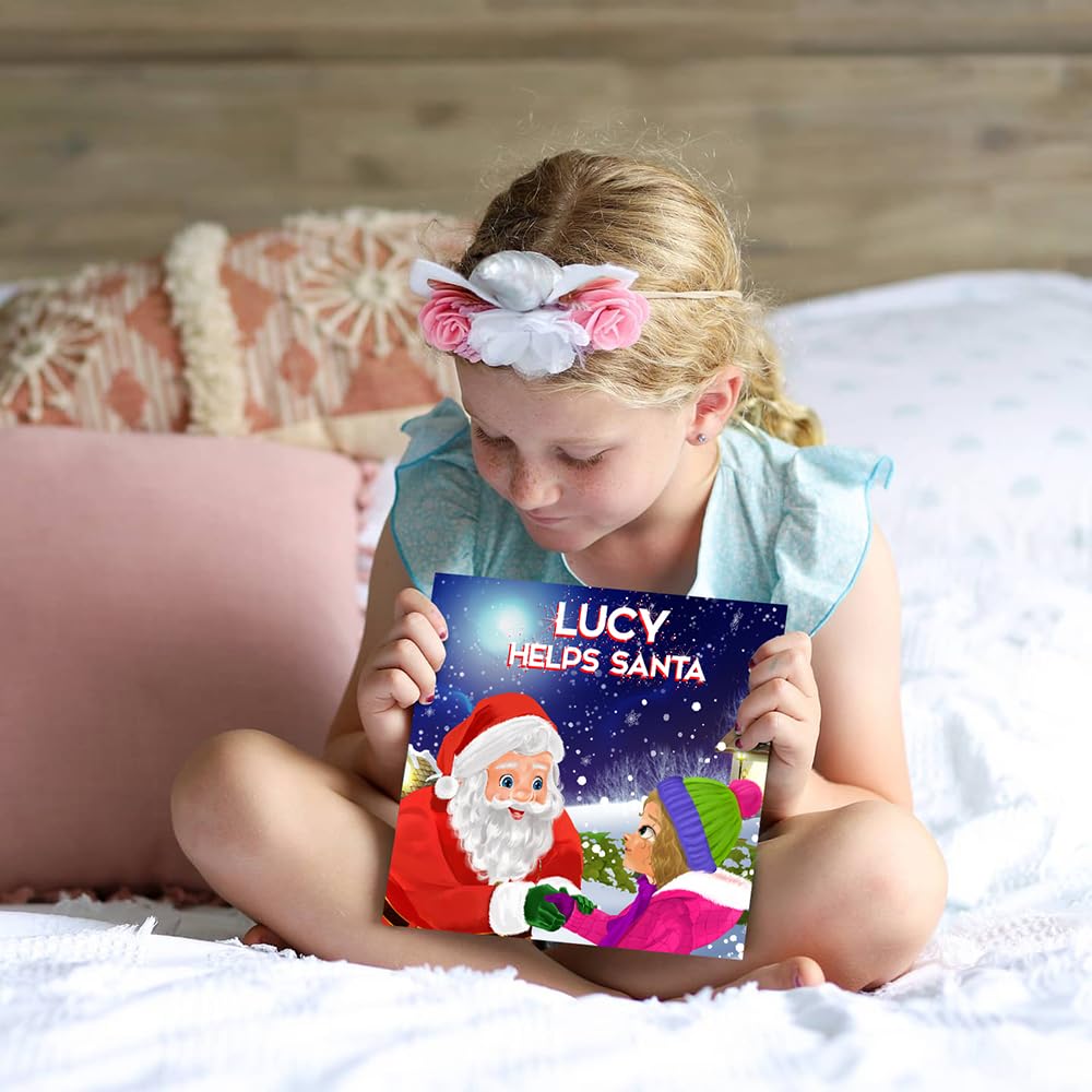 Personalized Story Book for Kids - Helping Santa Save Christmas
