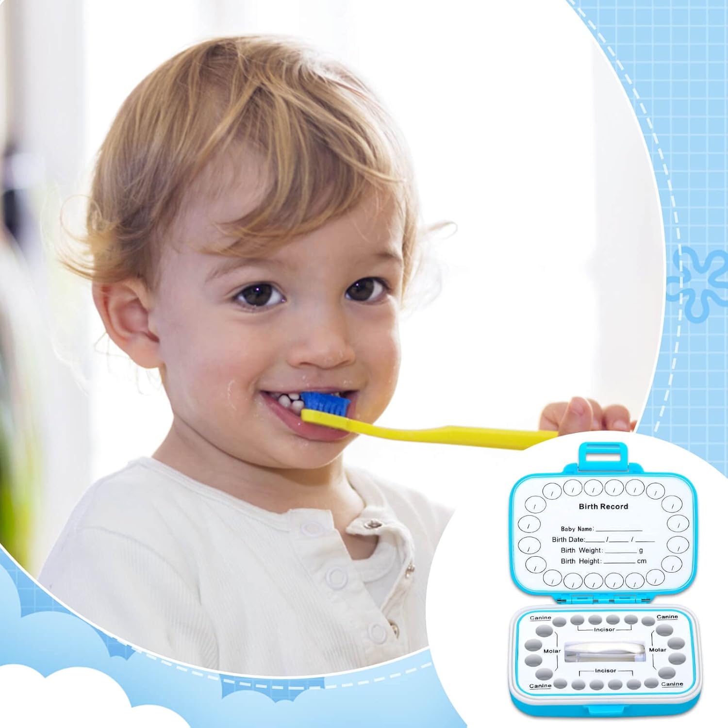Caffox Tooth Keepsake Box for Kids 1