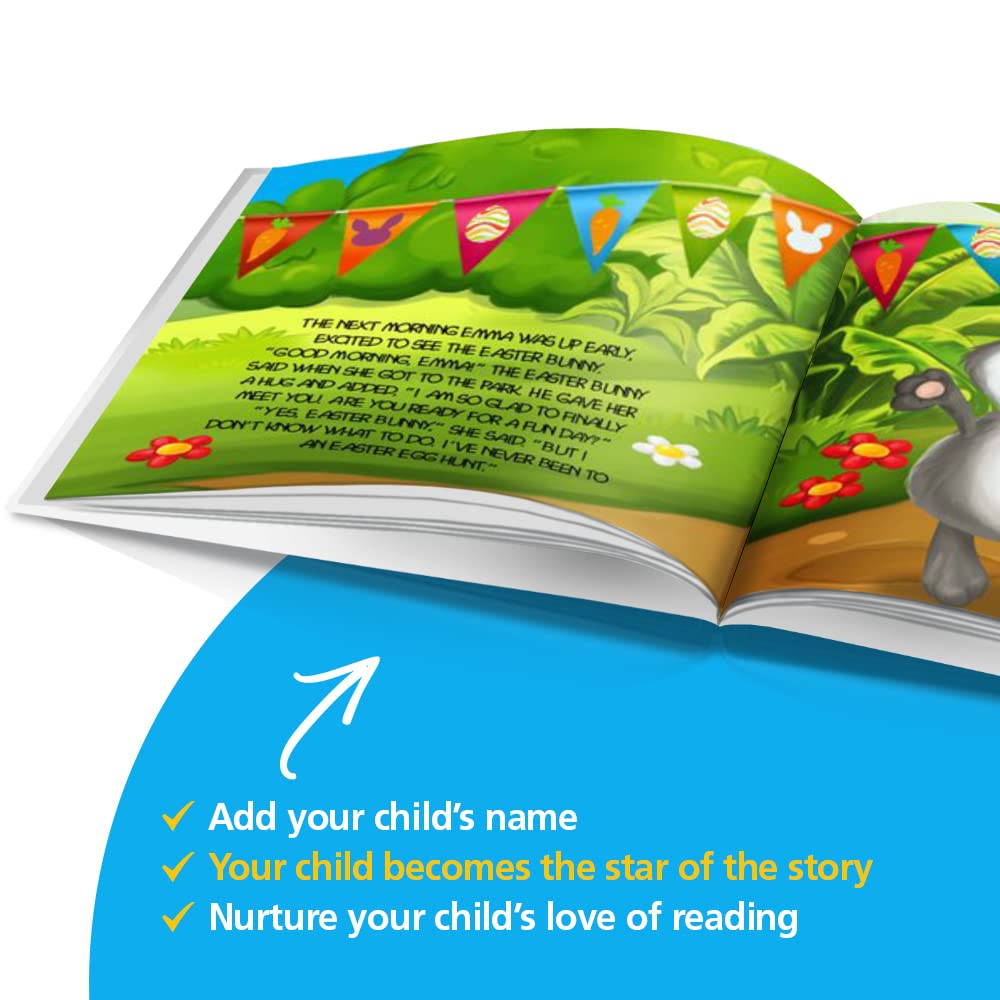 Personalized Story Book - The Easter Bunny for Kids 0-8 Years