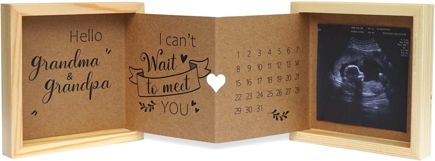 Hamuiers Pregnancy Announcement Wooden Keepsake Box