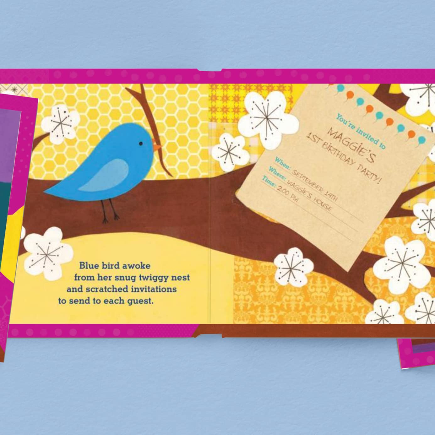 Babys First Birthday Personalized Book for Girls 1