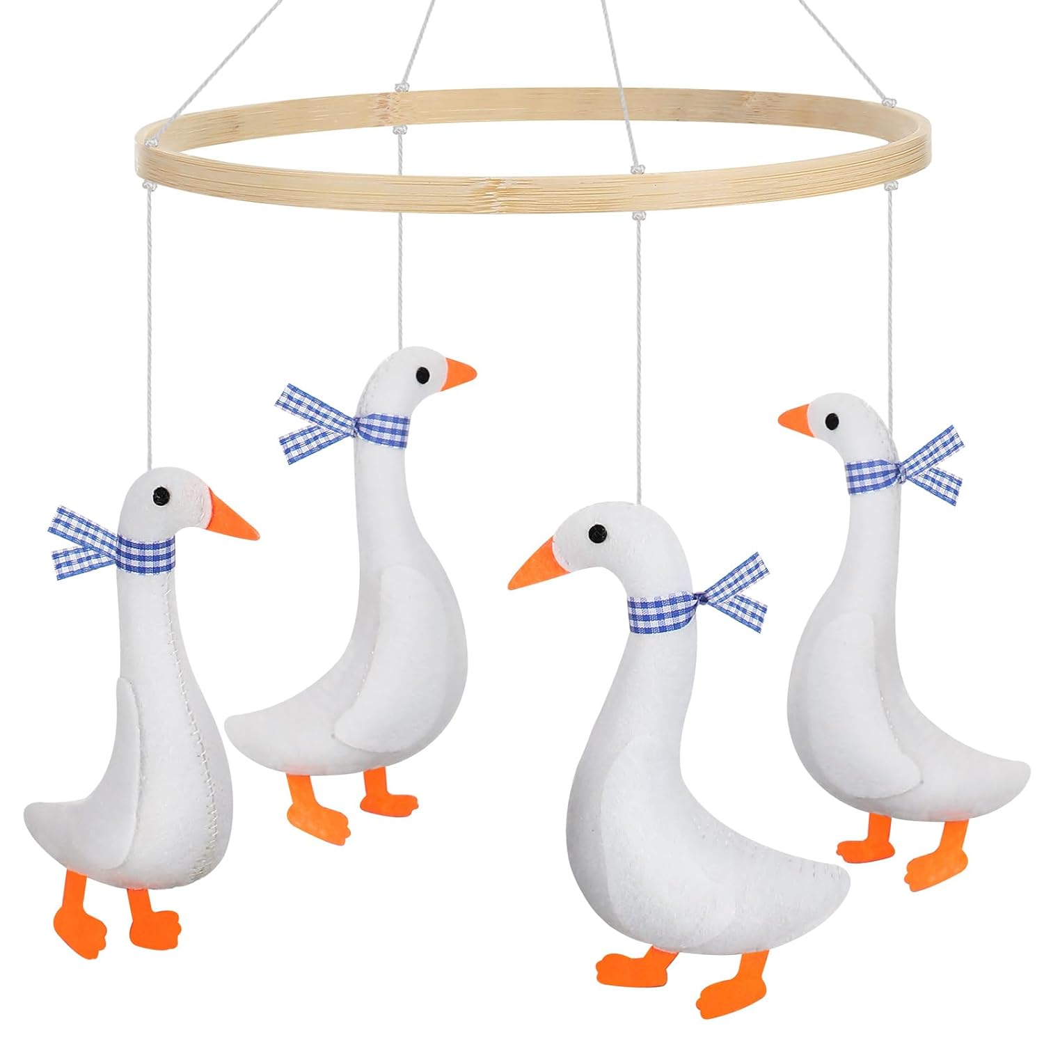 Silipull Goose Crib Mobile for Boys Girls
