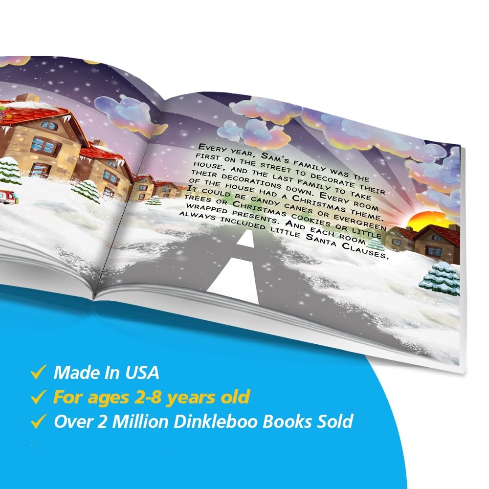Personalized Story Book by Dinkleboo - Saving Christmas for Kids 0-8