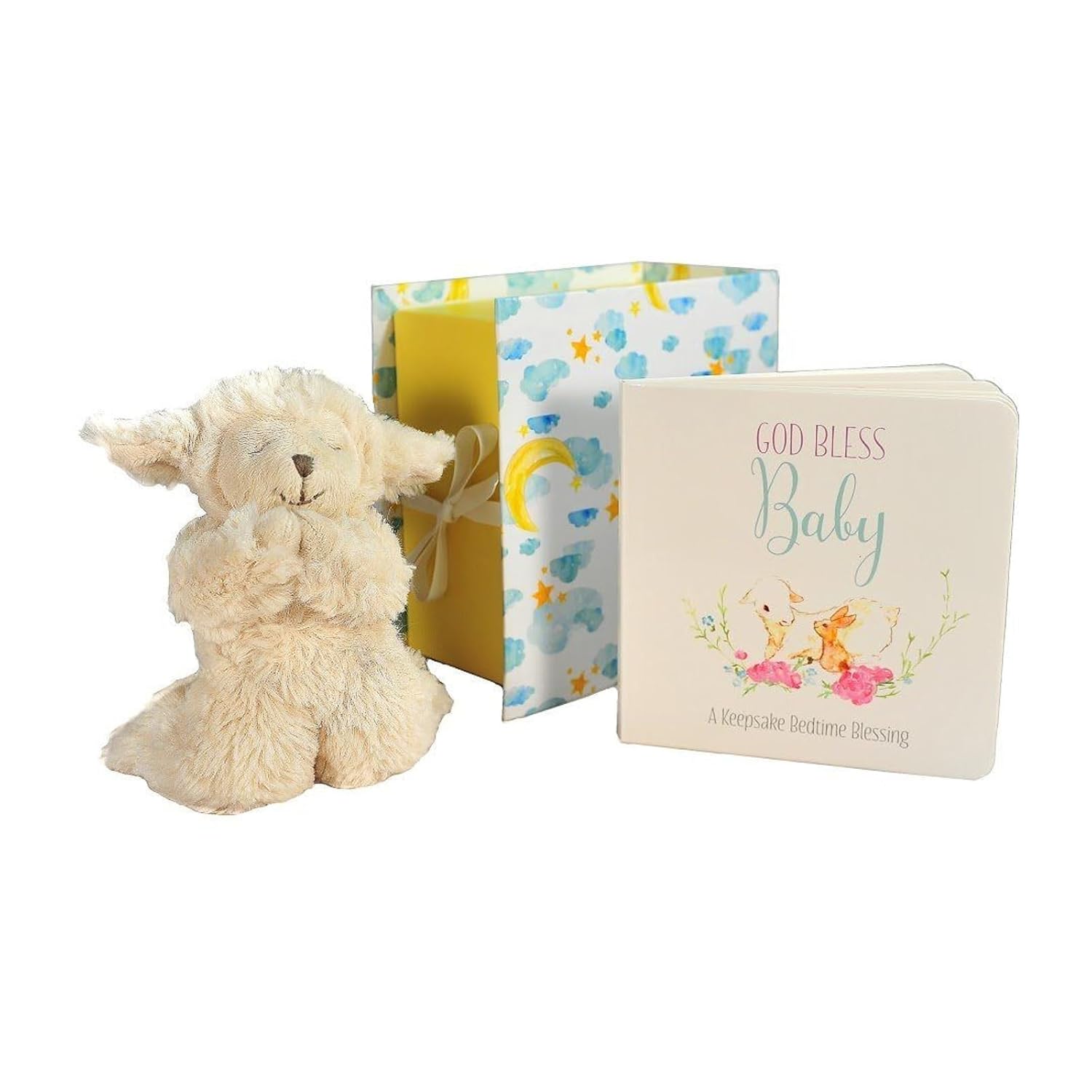 Tickle Main Baby Praying Musical Lamb Book Gift Set 1