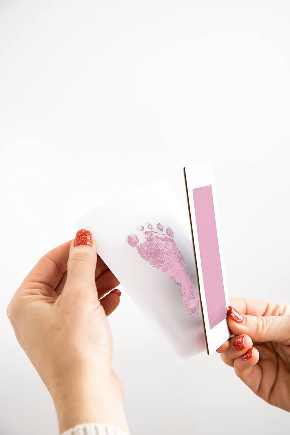 Pearhead Pink Ink Pad Kit for Baby Prints