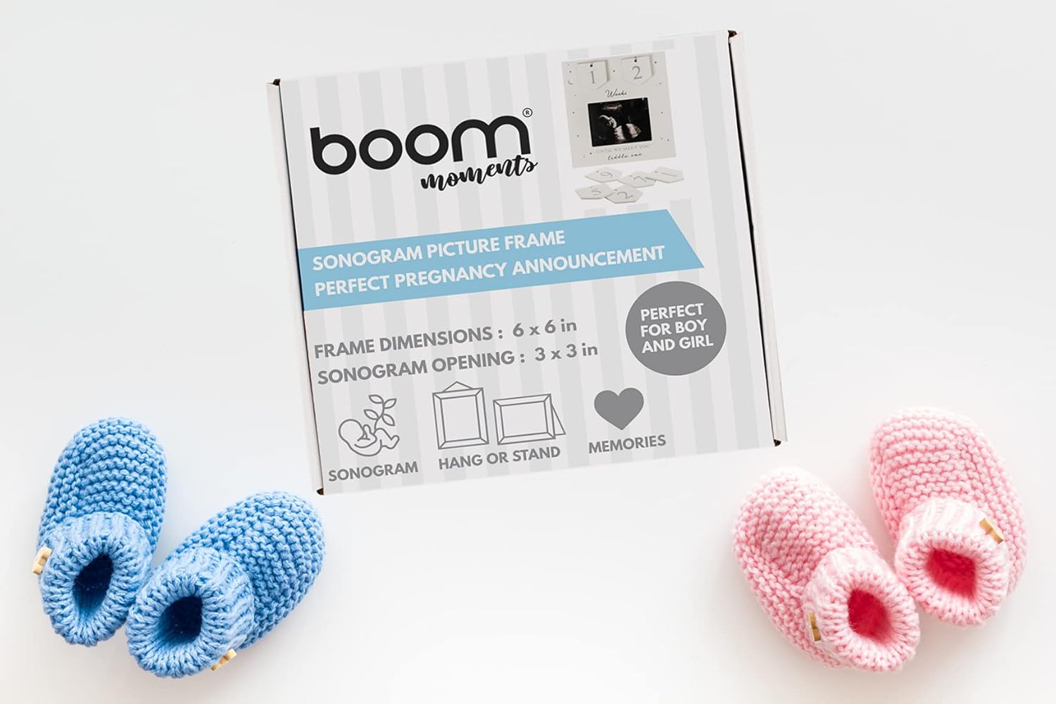 Boom Moments Sonogram Frame 65 x 6 Inches