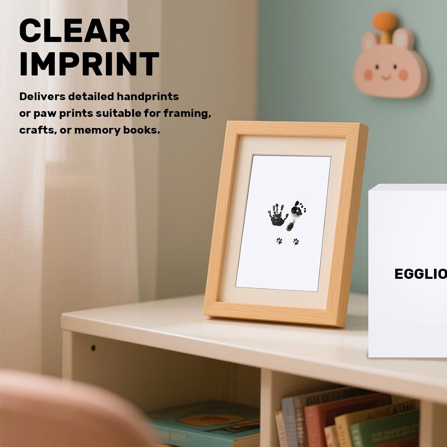 EGGLION 4-Pack Inkless Baby Pet Print Kit