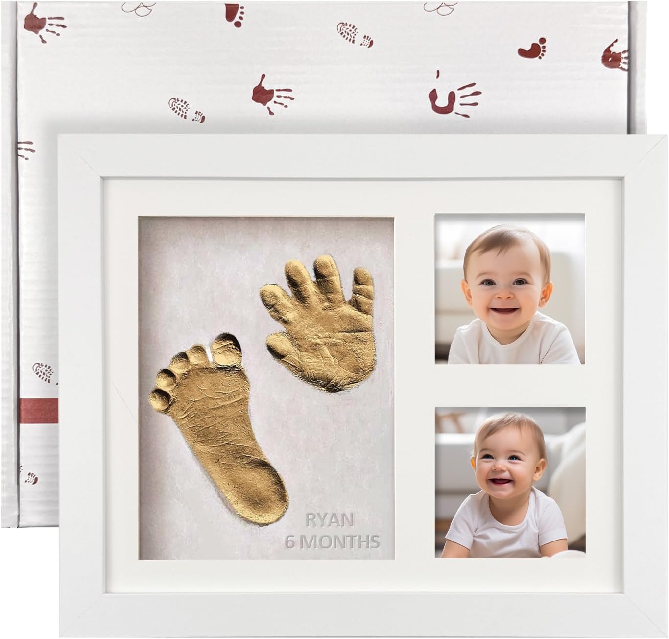 Aiacmea Inkless Baby Keepsake Frame Kit