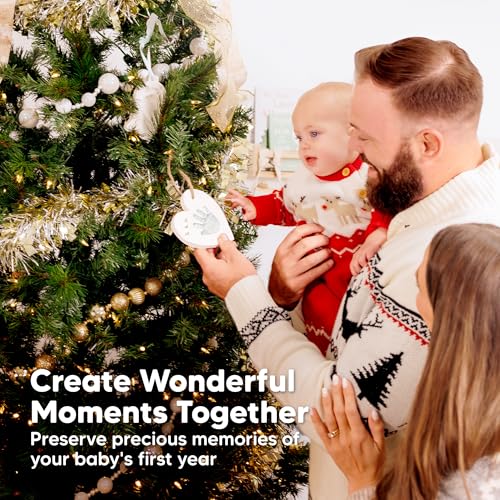 KeaBabies Baby Hand Footprint Kit - Quick Dry Ornament Kit for Newborns