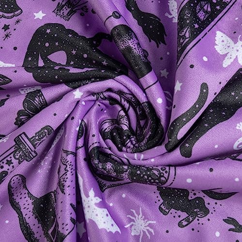 Donsonny Halloween Witch Baby Blanket 30x40 Inch Soft Minky