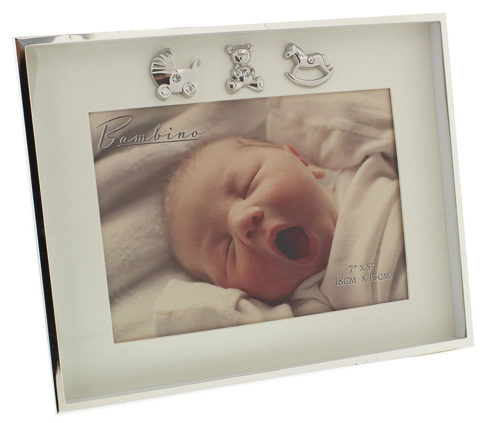Haysom Interiors Silver Ivory Newborn Photo Frame 7x5