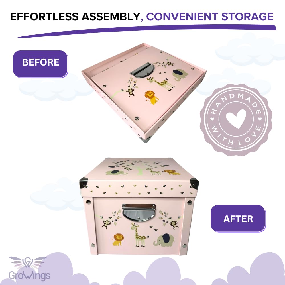 GroWings Baby Keepsake Box - Large Memory Storage for Newborns