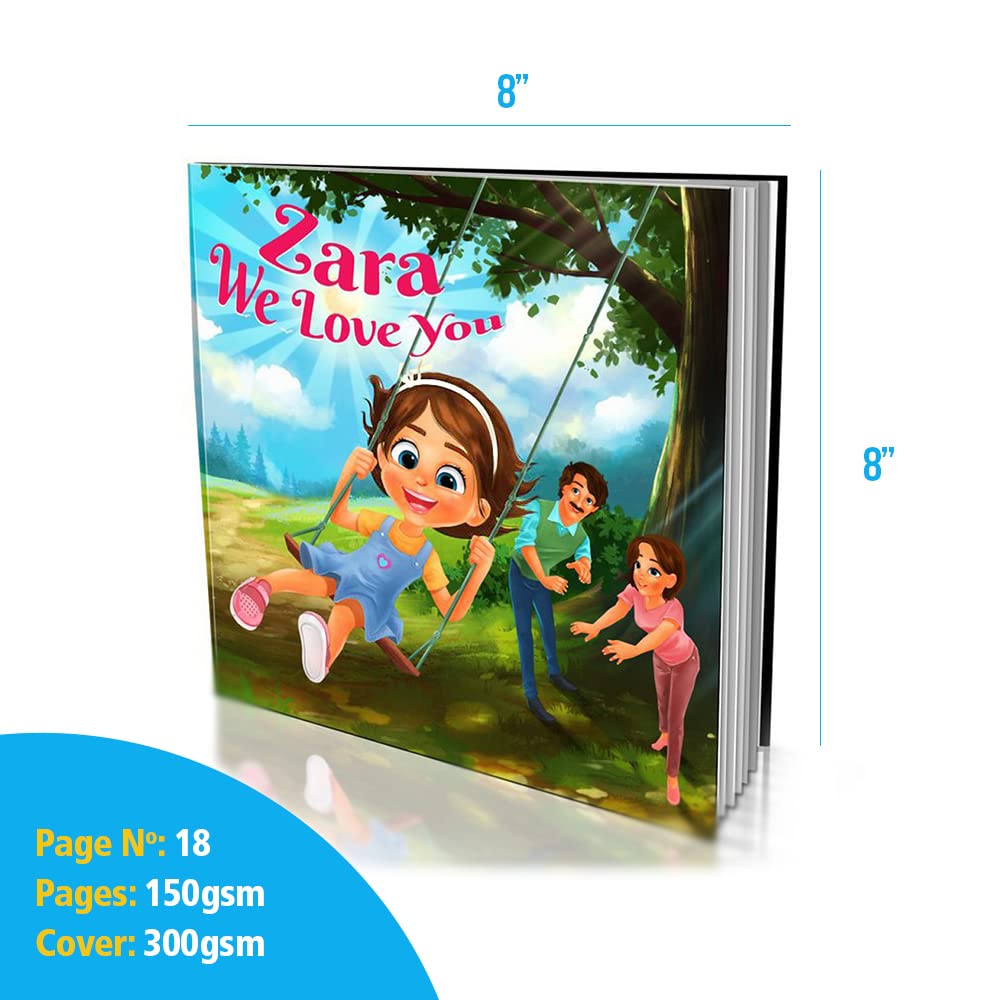 Personalized Story Book for Kids - We Love You by Dinkleboo