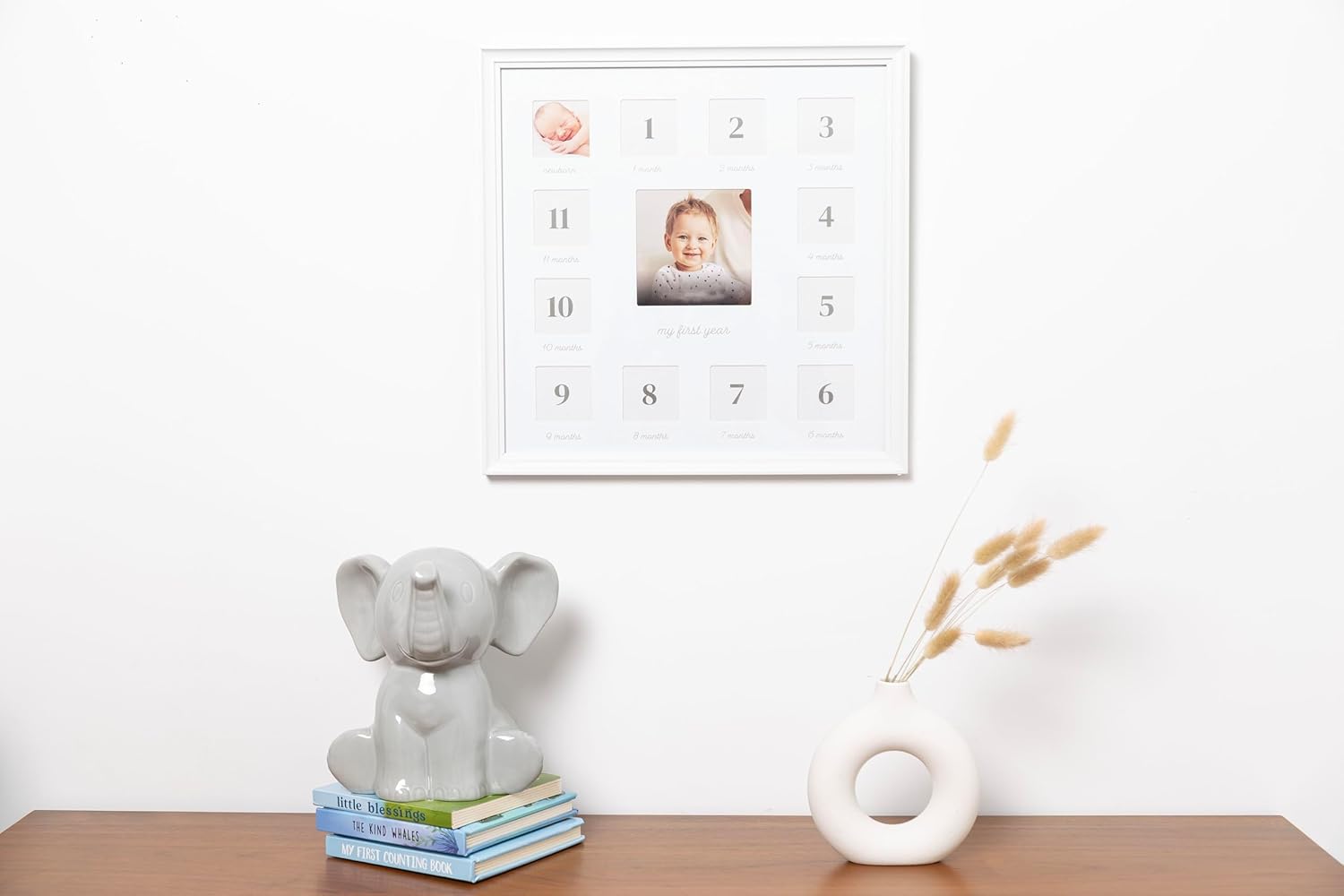 Little Blossoms First Year Frame - 12 Month Photo Collage