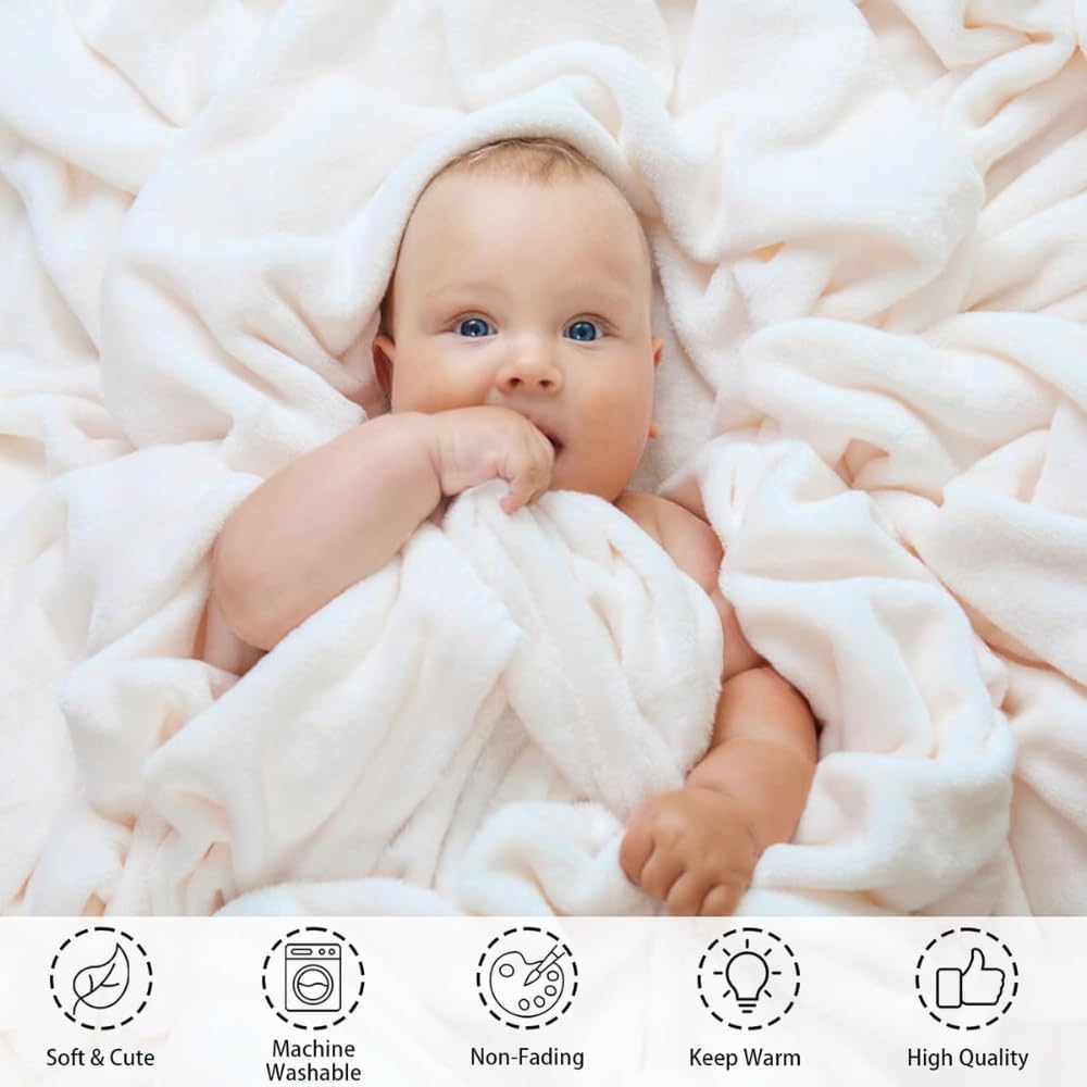 Personalized Baby Blanket with Name and Month Tracker