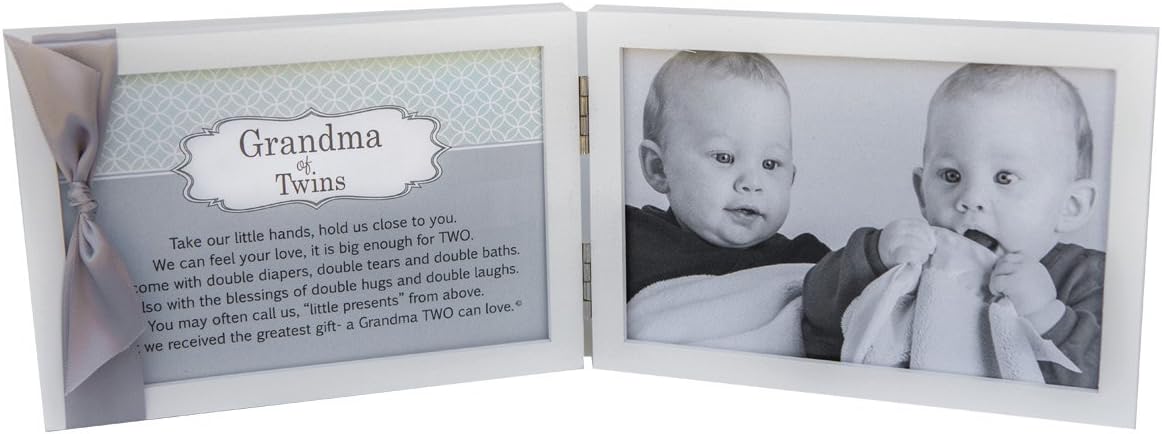 Grandparent Gift Co Grandma of Twins Poem Frame