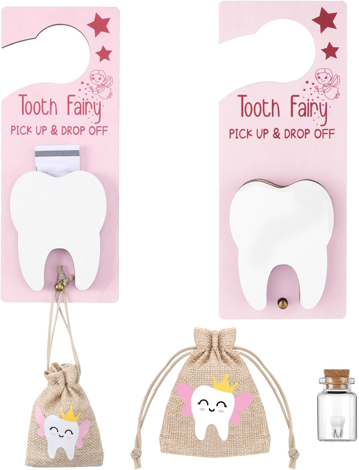 DoubleFill Tooth Fairy Holder with Money Slot