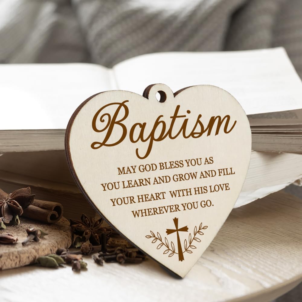 Baby Baptism Keepsake Photo Frame - Christening Gift for Boys Girls