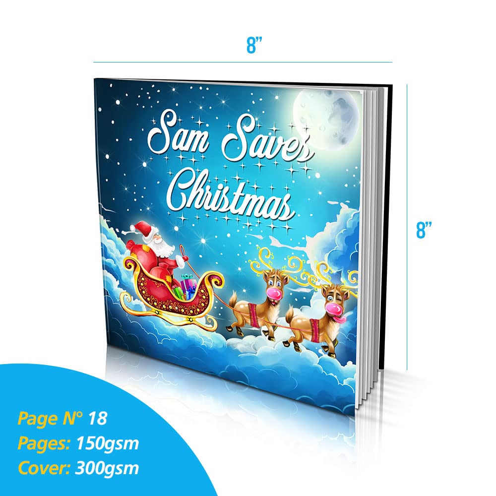 Personalized Story Book by Dinkleboo - Saving Christmas for Kids 0-8