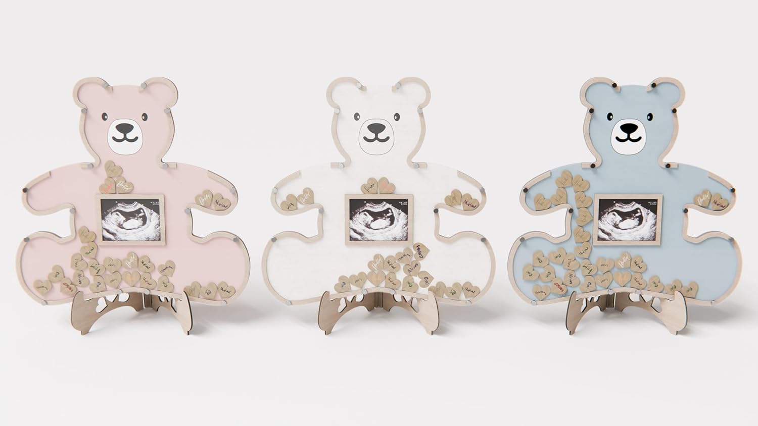 Real Bossy Baby Teddy Bear Guest Book Frame