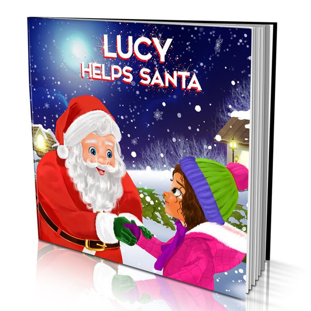 Personalized Story Book for Kids - Helping Santa Save Christmas