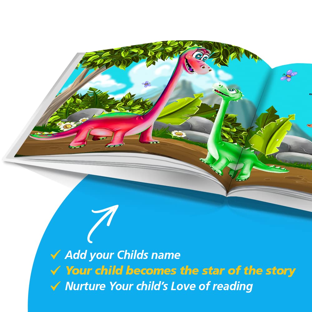 Personalized Story Book for Kids - The Dinosaur Friend