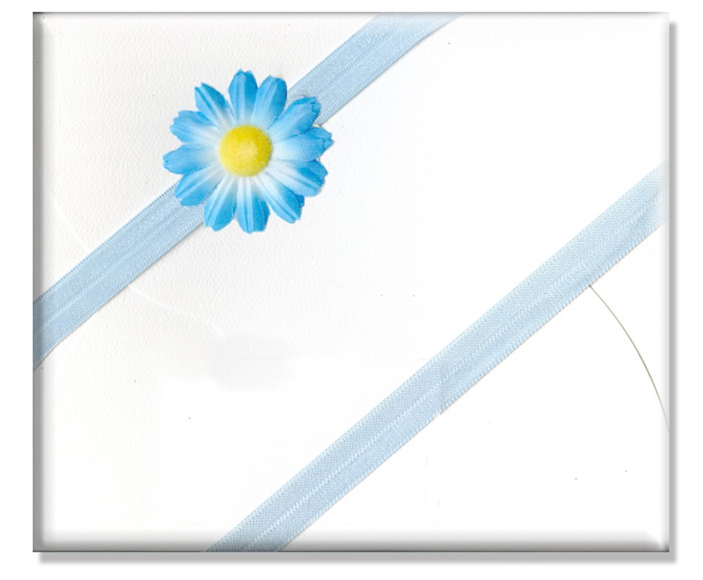 Baby Christening Gift Picture Frame with Blue Theme