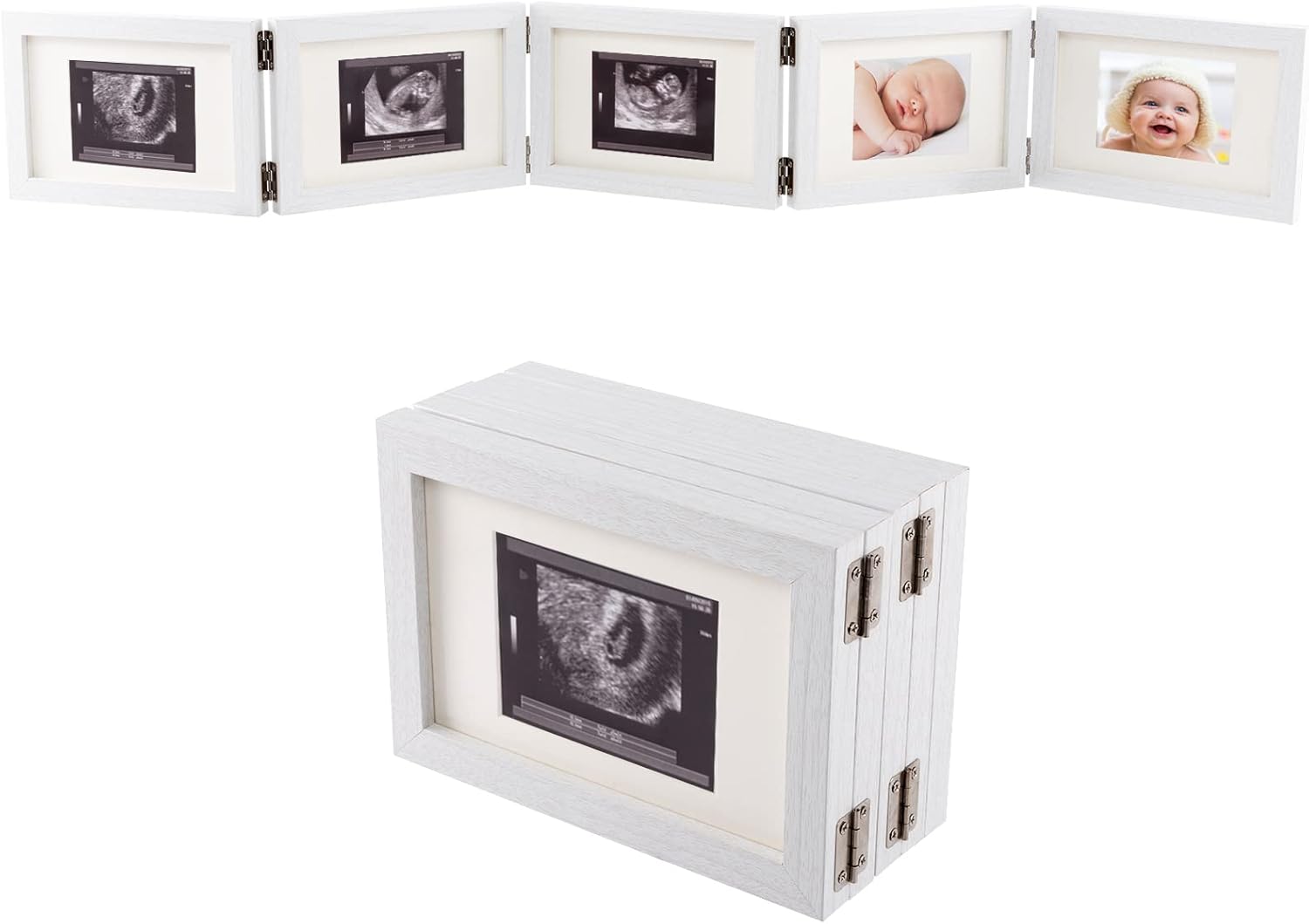 Biubee 5-Fold Baby Ultrasound Picture Frame