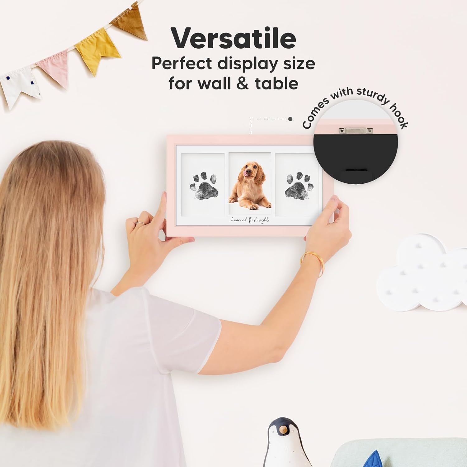 KeaBabies Inkless Baby Hand Footprint Kit