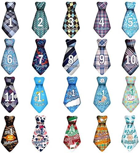TurtleSurfers Baby Monthly Milestone Sticker Ties