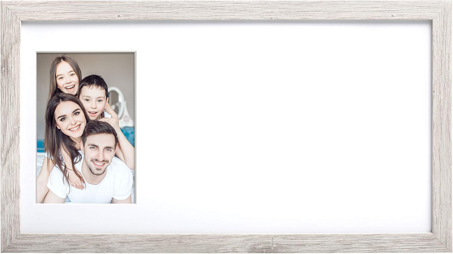 Kate Milo Rustic Farmhouse Family Handprint Frame