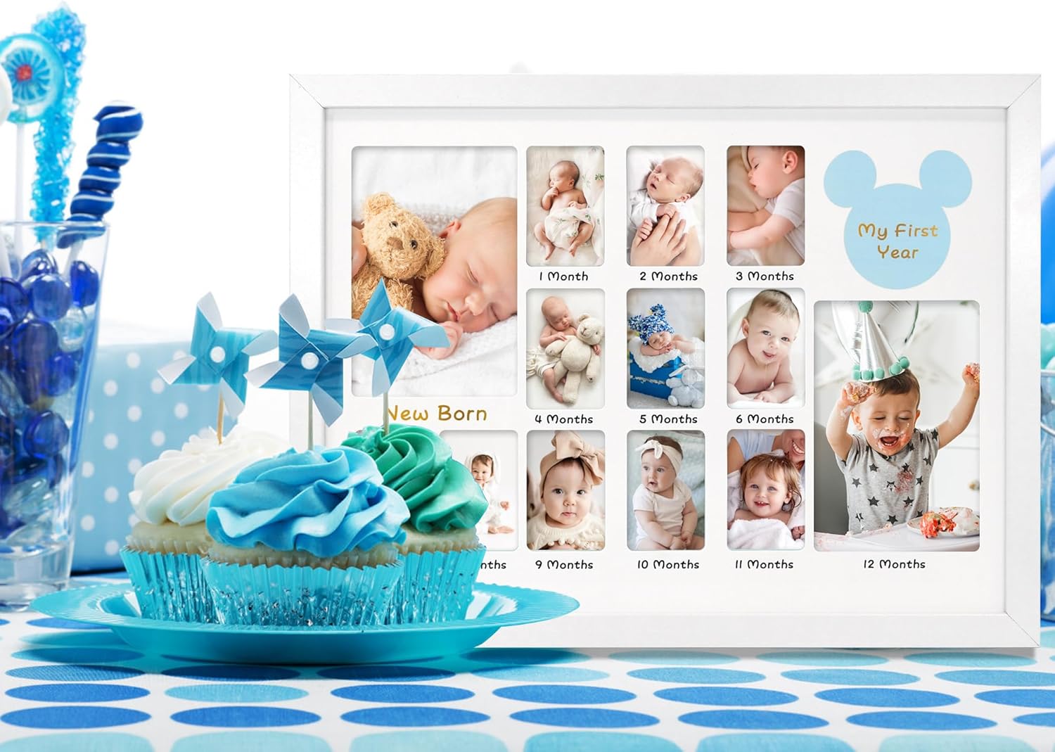 FramePro My First Year Photo Frame 12x16 White