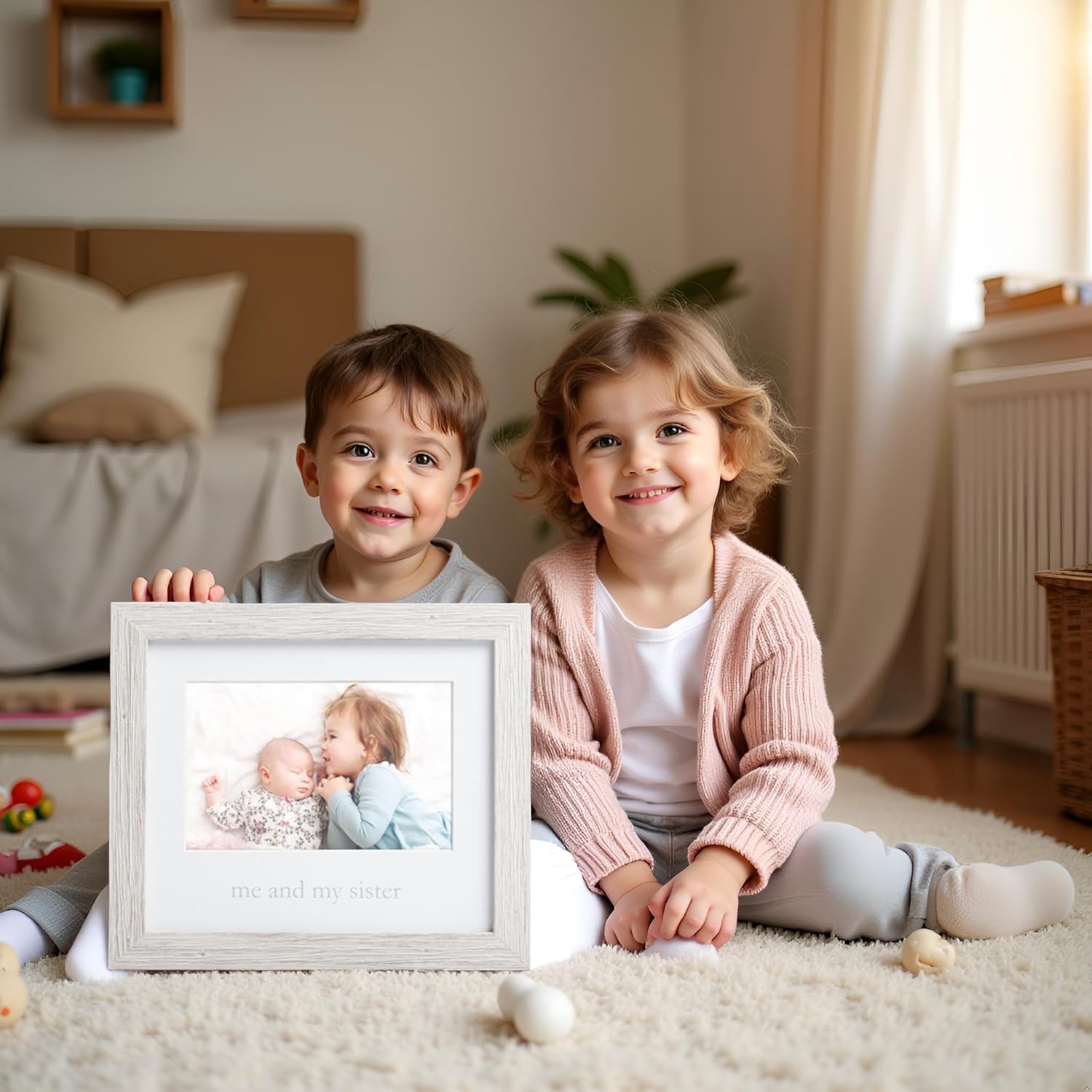 Kate Milo Rustic Sibling Frame