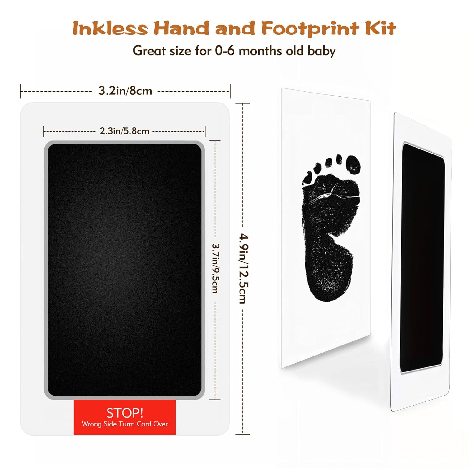 Lorzot 4-Pack Inkless Baby Pet Footprint Kit 1