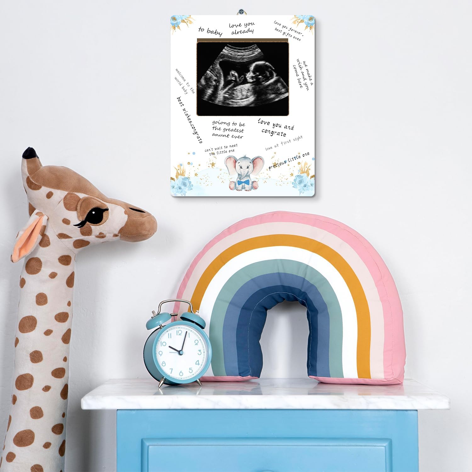 Hatzelou Pregnancy Announcement Picture Frame 43x53in