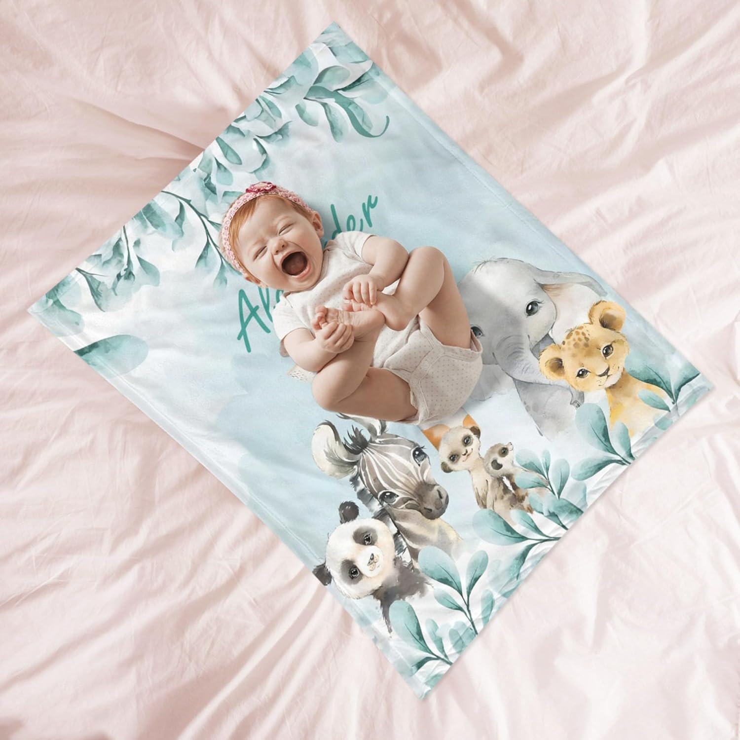 Personalized Baby Blanket with Name for Boys and Girls 1