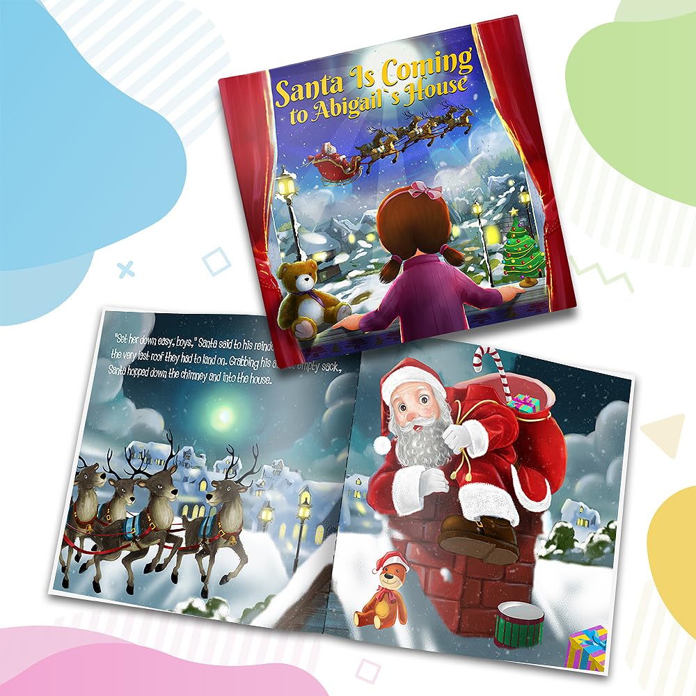 Personalized Story Book - Santa is Coming for Kids Aged 0-8