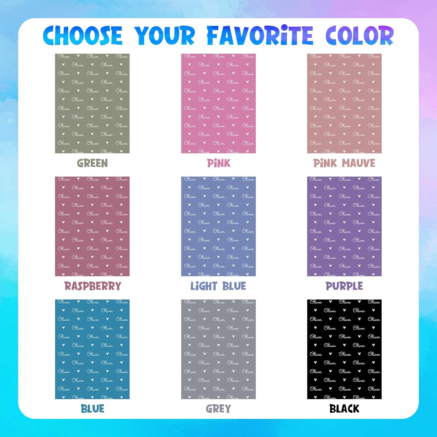Custom Personalized Baby Blanket with Name - Super Soft Plush Fleece