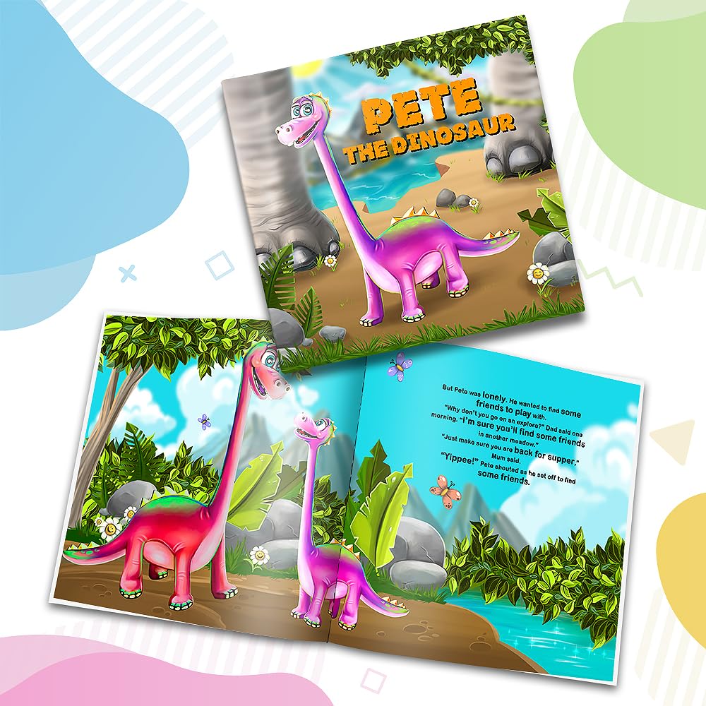 Personalized Story Book for Kids - The Dinosaur Friend
