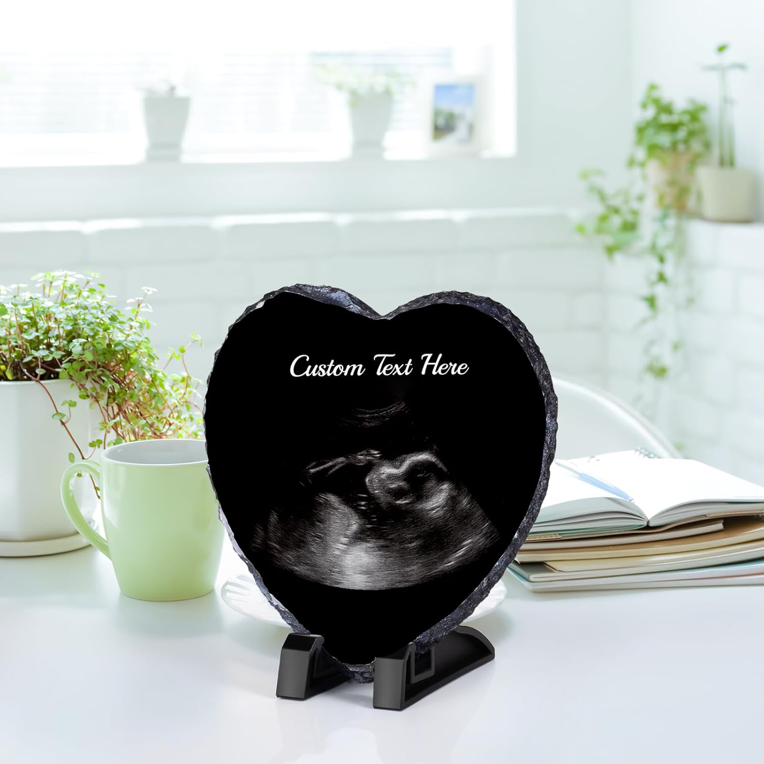 WACAR Sonogram Picture Frame - Personalized Pregnancy Keepsake Decor