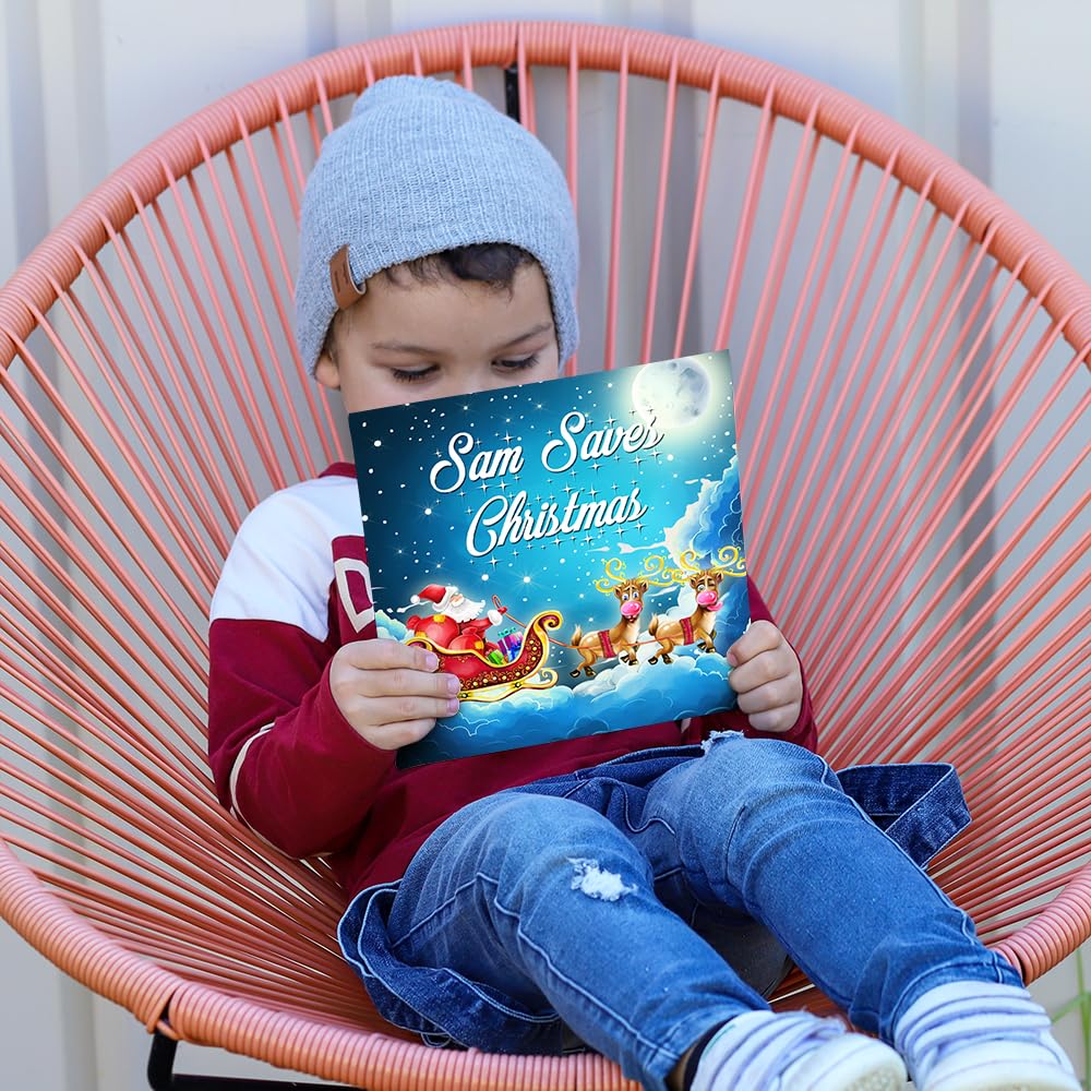 Personalized Story Book by Dinkleboo - Saving Christmas for Kids 0-8