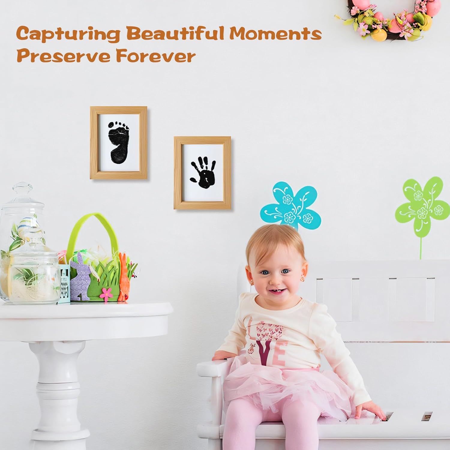 Lorzot 4-Pack Inkless Baby Pet Footprint Kit 1