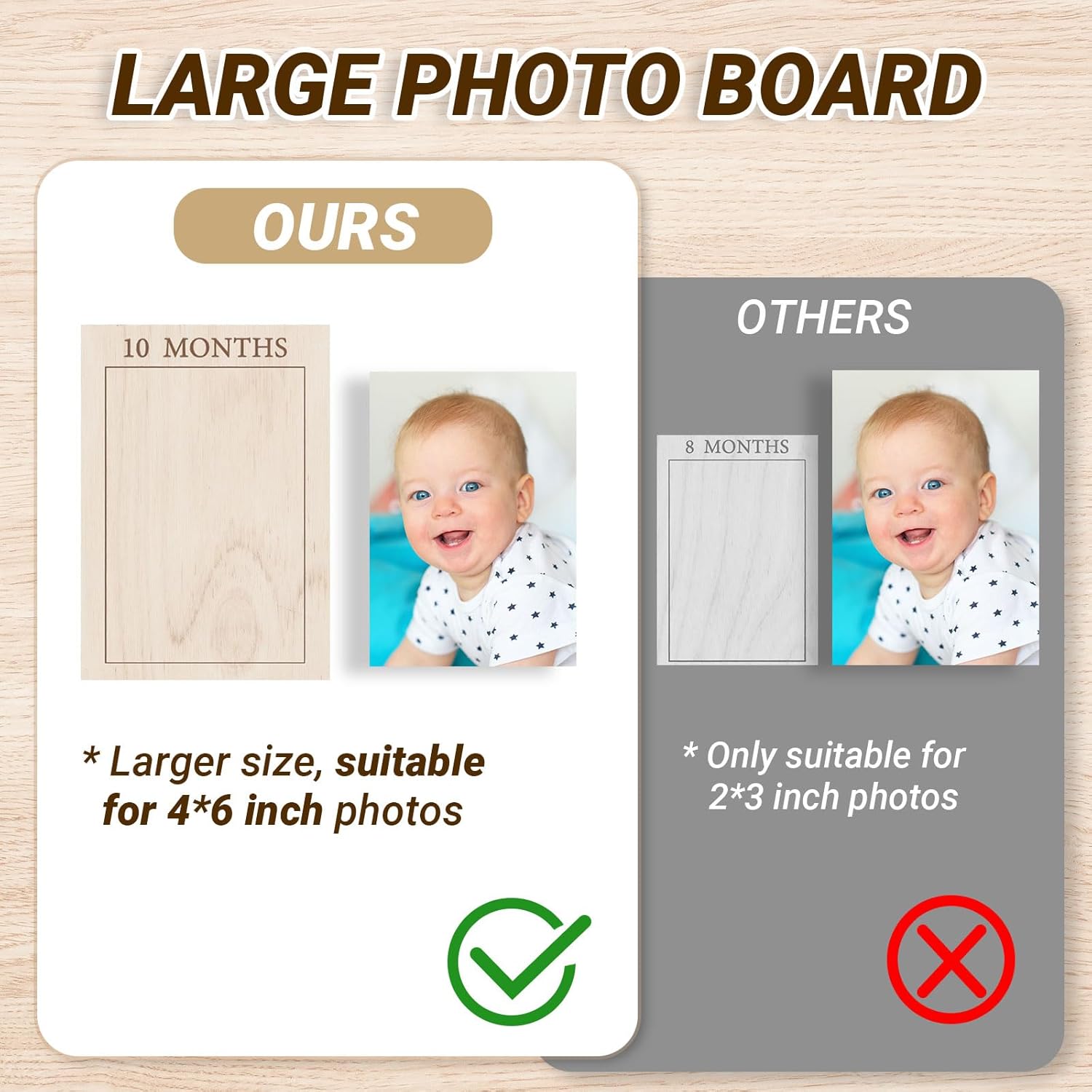 Bosctanuc 33 x 22 Inch My First Year Photo Frame