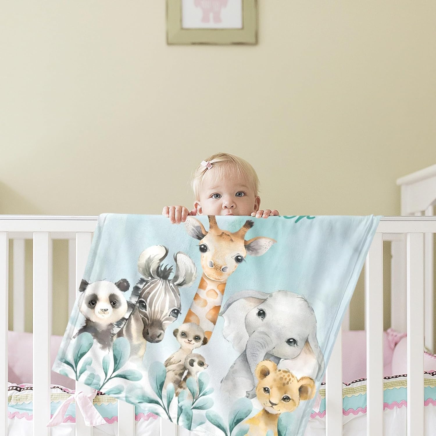 Personalized Baby Blanket with Name for Boys and Girls 1
