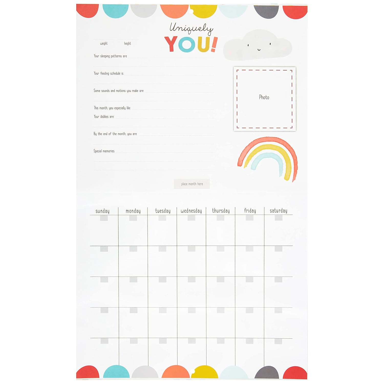 CR Gibson BA3-24545 You Are My Sunshine Keepsake Calendar