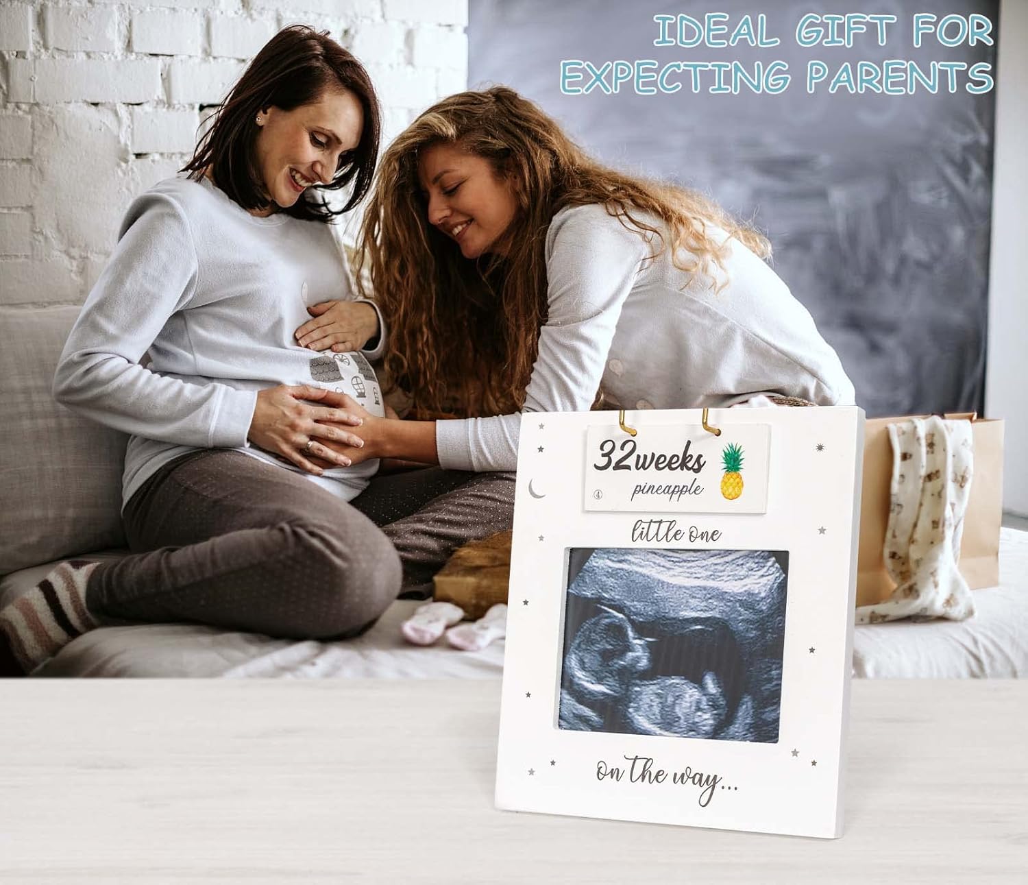 BUULUE Ultrasound Picture Frame Pregnancy Tracker