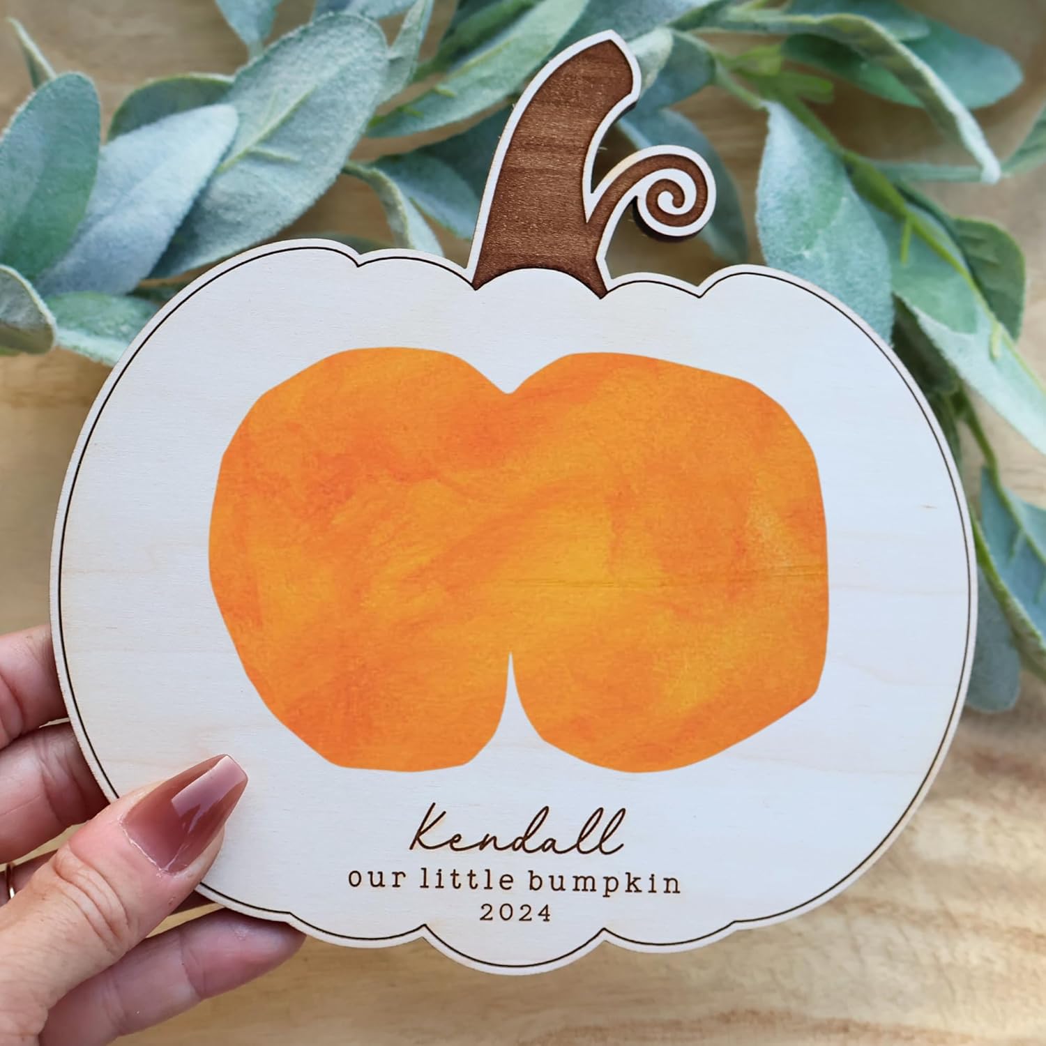 Custom Baby Bum Keepsake Halloween Sign