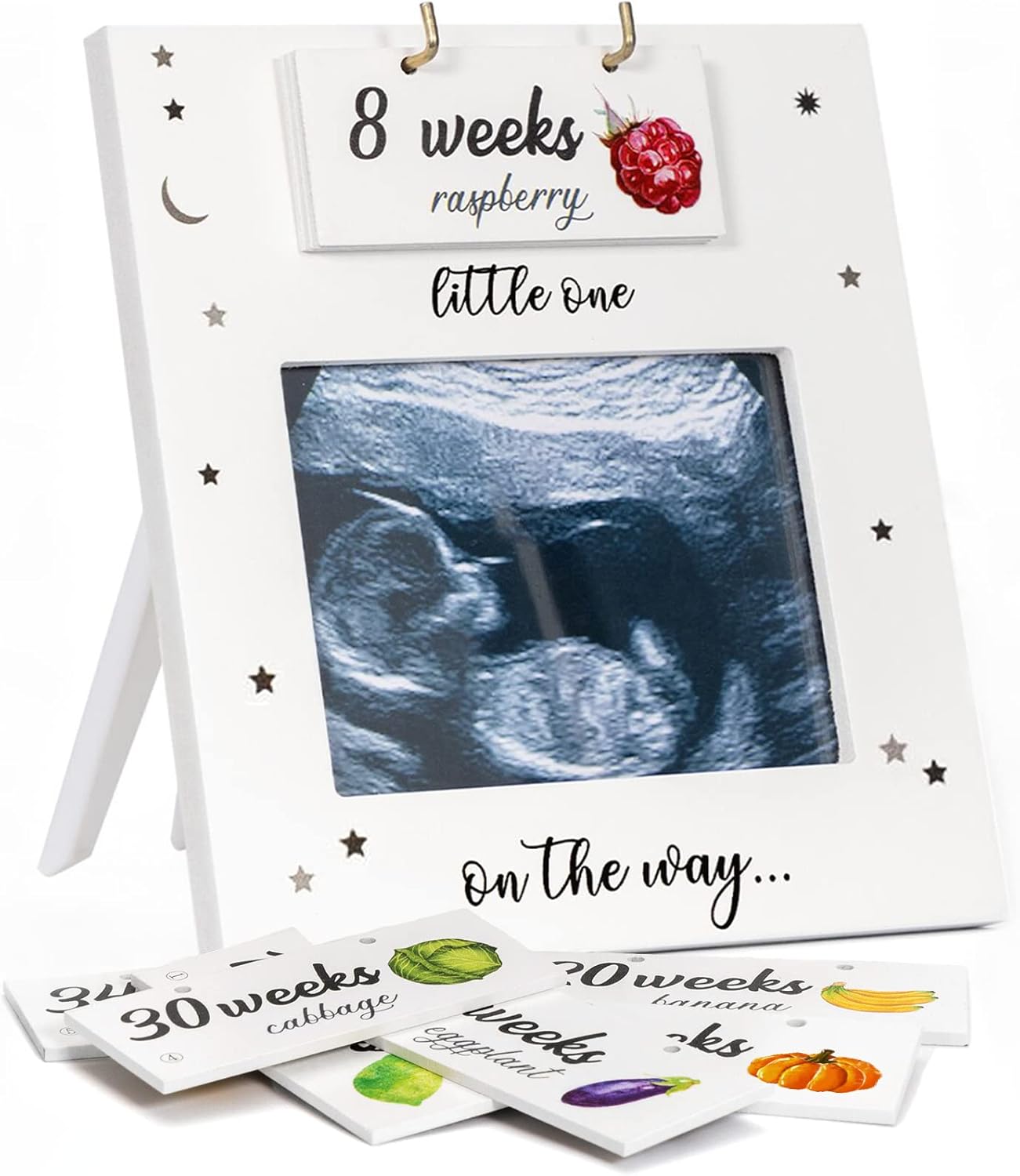 BUULUE Ultrasound Picture Frame Pregnancy Tracker