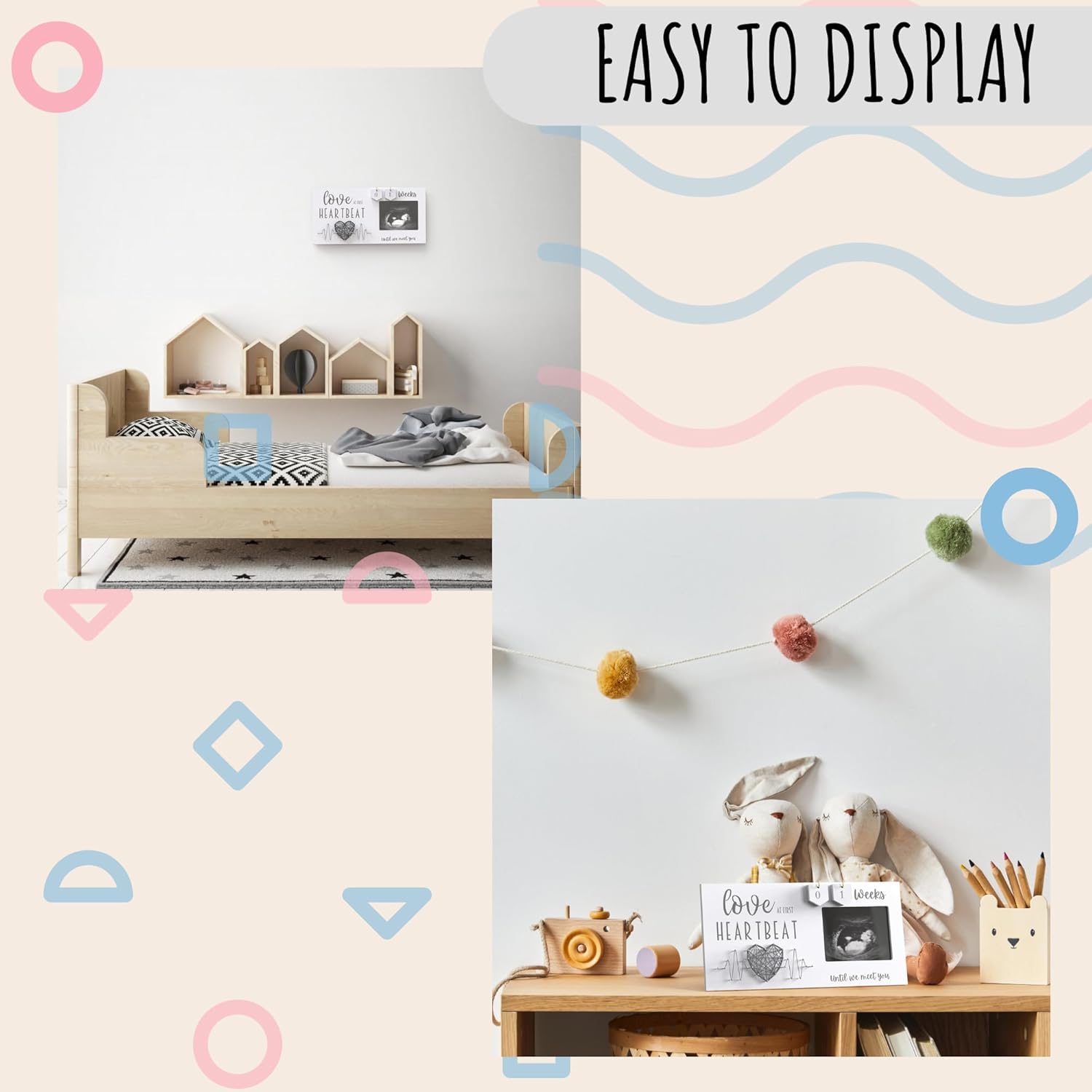 EURSET Baby Ultrasound Frame with Countdown Display 1