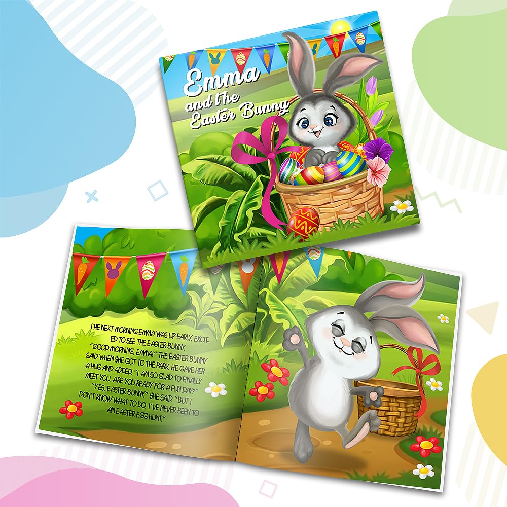 Personalized Story Book - The Easter Bunny for Kids 0-8 Years
